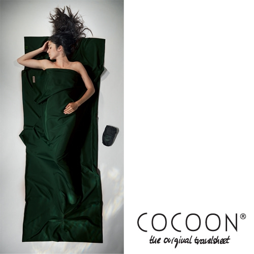 [코쿤] COCOON 코쿤 여행용 사각라이너 - Polyester Microfiber 100% Moss Green