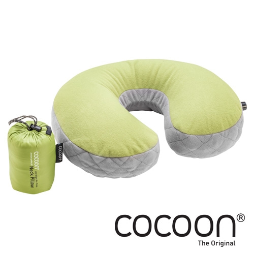[코쿤] COCOON 코쿤 휴대용 울트라라이트 퀼팅 여행용 U자형 목베개 와사비